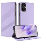 For Tecno Camon 19 Neo Embossed Multi-functional Wallet Retro Leather Phone Case(Light Purple) - 1
