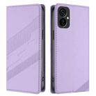 For Tecno Camon 19 Neo Embossed Multi-functional Wallet Retro Leather Phone Case(Light Purple) - 2
