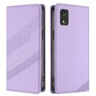 For Tecno Pop 6C Embossed Multi-functional Wallet Retro Leather Phone Case(Light Purple) - 2