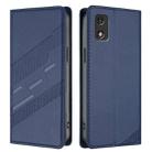 For Tecno Pop 6C Embossed Multi-functional Wallet Retro Leather Phone Case(Dark Blue) - 2