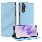 For Tecno Pova 4 Embossed Multi-functional Wallet Retro Leather Phone Case(Light Blue) - 1