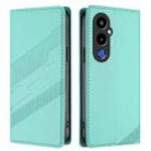 For Tecno Pova 4 Pro Embossed Multi-functional Wallet Retro Leather Phone Case(Mint Green) - 2
