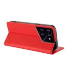 For Tecno Pova 5 Embossed Multi-functional Wallet Retro Leather Phone Case(Red) - 3