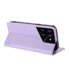 For Tecno Pova 5 Embossed Multi-functional Wallet Retro Leather Phone Case(Light Purple) - 3