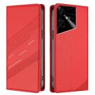 For Tecno Pova Neo 3 Embossed Multi-functional Wallet Retro Leather Phone Case(Red) - 2