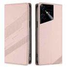 For Tecno Pova Neo 3 Embossed Multi-functional Wallet Retro Leather Phone Case(Pink) - 2