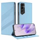 For Tecno Pova Neo 2 Embossed Multi-functional Wallet Retro Leather Phone Case(Light Blue) - 1