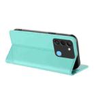 For Tecno Spark 9 / 8C Embossed Multi-functional Wallet Retro Leather Phone Case(Mint Green) - 3