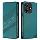 For Tecno Spark 10 Pro Embossed Multi-functional Wallet Retro Leather Phone Case(Dark Green) - 2