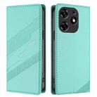 For Tecno Spark 10 Pro Embossed Multi-functional Wallet Retro Leather Phone Case(Mint Green) - 2