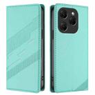 For Tecno Spark 20 Pro Embossed Multi-functional Wallet Retro Leather Phone Case(Mint Green) - 2