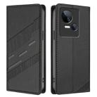 For Tecno Spark 10 5G Embossed Multi-functional Wallet Retro Leather Phone Case(Black) - 2