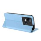 For Tecno Spark 10 5G Embossed Multi-functional Wallet Retro Leather Phone Case(Light Blue) - 3