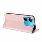 For Tecno Spark Go 2023 / Pop 7 Embossed Multi-functional Wallet Retro Leather Phone Case(Pink) - 3