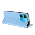 For Tecno Spark Go 2023 / Pop 7 Embossed Multi-functional Wallet Retro Leather Phone Case(Light Blue) - 3
