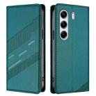 For Tecno Camon 40 Pro 4G Embossed Multi-functional Wallet Retro Leather Phone Case(Dark Green) - 2
