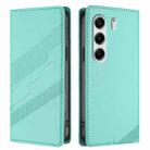 For Tecno Camon 40 Pro 4G Embossed Multi-functional Wallet Retro Leather Phone Case(Mint Green) - 2