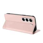 For Tecno Camon 40 Pro 4G Embossed Multi-functional Wallet Retro Leather Phone Case(Pink) - 3