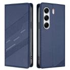 For Tecno Camon 40 Pro 5G Embossed Multi-functional Wallet Retro Leather Phone Case(Dark Blue) - 2