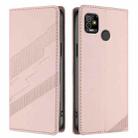 For Tecno Pop 5 Embossed Multi-functional Wallet Retro Leather Phone Case(Pink) - 2