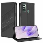 For Tecno Spark 7 / 7T Embossed Multi-functional Wallet Retro Leather Phone Case(Black) - 1