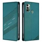 For Tecno Spark 7 / 7T Embossed Multi-functional Wallet Retro Leather Phone Case(Dark Green) - 2
