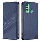 For Tecno Spark 7P Embossed Multi-functional Wallet Retro Leather Phone Case(Dark Blue) - 2