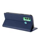 For Tecno Spark 7P Embossed Multi-functional Wallet Retro Leather Phone Case(Dark Blue) - 3