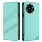 For Tecno Spark 20 Pro+ Embossed Multi-functional Wallet Retro Leather Phone Case(Mint Green) - 2