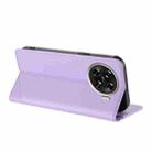 For Tecno Spark 20 Pro+ Embossed Multi-functional Wallet Retro Leather Phone Case(Light Purple) - 3