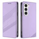 For Tecno Spark 40 Pro 4G Embossed Multi-functional Wallet Retro Leather Phone Case(Light Purple) - 2