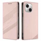 For Tecno Spark 40C Embossed Multi-functional Wallet Retro Leather Phone Case(Pink) - 2