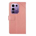 For itel Power 70 Y-shaped Pattern Flip Leather Phone Case(Pink) - 3