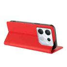For Infinix GT 10 Pro Embossed Multi-functional Wallet Retro Leather Phone Case(Red) - 3