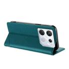 For Infinix GT 10 Pro Embossed Multi-functional Wallet Retro Leather Phone Case(Dark Green) - 3