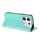 For Infinix GT 10 Pro Embossed Multi-functional Wallet Retro Leather Phone Case(Mint Green) - 3