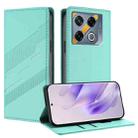 For Infinix GT 20 Pro Embossed Multi-functional Wallet Retro Leather Phone Case(Mint Green) - 1