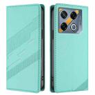 For Infinix GT 20 Pro Embossed Multi-functional Wallet Retro Leather Phone Case(Mint Green) - 2