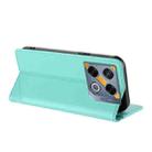 For Infinix GT 20 Pro Embossed Multi-functional Wallet Retro Leather Phone Case(Mint Green) - 3