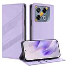 For Infinix GT 20 Pro Embossed Multi-functional Wallet Retro Leather Phone Case(Light Purple) - 1