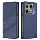For Infinix GT 20 Pro Embossed Multi-functional Wallet Retro Leather Phone Case(Dark Blue) - 2