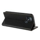 For Infinix Hot 10i Embossed Multi-functional Wallet Retro Leather Phone Case(Black) - 3