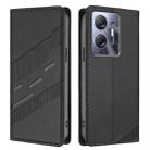For Infinix Hot 30 5G Embossed Multi-functional Wallet Retro Leather Phone Case(Black) - 2
