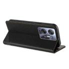 For Infinix Hot 30 5G Embossed Multi-functional Wallet Retro Leather Phone Case(Black) - 3
