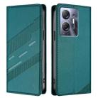 For Infinix Hot 30 5G Embossed Multi-functional Wallet Retro Leather Phone Case(Dark Green) - 2