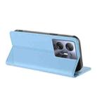 For Infinix Hot 30 5G Embossed Multi-functional Wallet Retro Leather Phone Case(Light Blue) - 3
