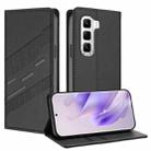 For Infinix Hot 50 Pro 4G Embossed Multi-functional Wallet Retro Leather Phone Case(Black) - 1