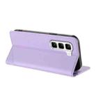 For Infinix Hot 50 Pro 4G Embossed Multi-functional Wallet Retro Leather Phone Case(Light Purple) - 3