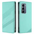 For Infinix Hot 50 Pro+ 4G Embossed Multi-functional Wallet Retro Leather Phone Case(Mint Green) - 2