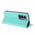 For Infinix Hot 50 Pro+ 4G Embossed Multi-functional Wallet Retro Leather Phone Case(Mint Green) - 3